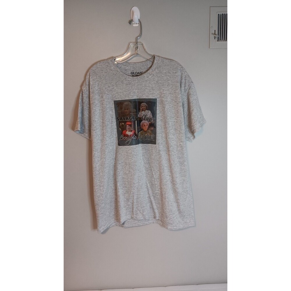 Vintage Golden Girls Tee Shirt Gildan Sz Large Gray Grannycore